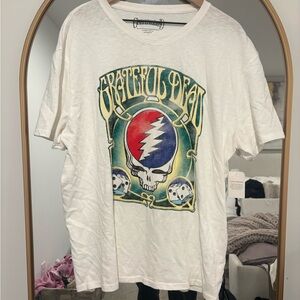 Lucky Brand White Grateful Dead Graphic Tee